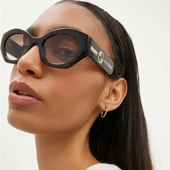 NEW Gucci Sunglasses GG1553S 002 Havana Crystal Brown Women GUCCI SUNGLASSES - GG1553S 002 52 - HAVANA/CRYSTAL main image 3